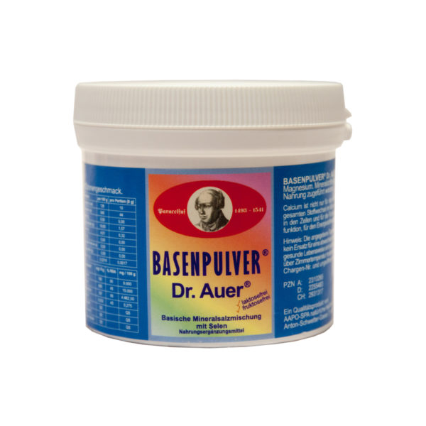 Basenpulver dr. Auer je prah koji uspješno pomaže kod tegoba gastritisa, žgaravice, nadutosti, gihta i artritisa.