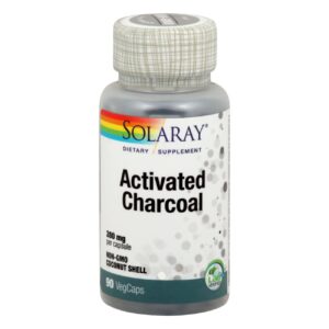 Activated Charcoal (aktivni ugljen) 280 mg x 90 kapsula - Solaray
