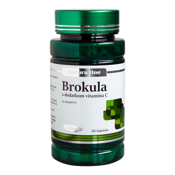 Brokula + vitamin C 80caps