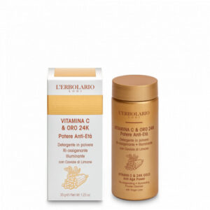 Vitamina C & Oro 24K čistač za lice u prahu