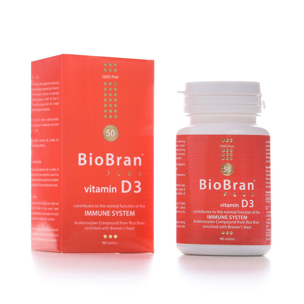 BioBran vitamin D3 90tbl