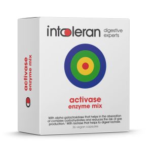 Intoleran Activase Enzyme Mix – probavni enzimi za ugljikohidrate i laktozu, 36 veganskih kapsula